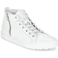Blackstone NL65 women\'s Shoes (High-top Trainers) in white