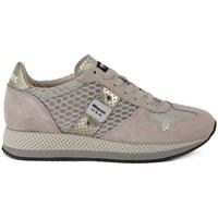 blauer running dov grey womens shoes trainers in multicolour