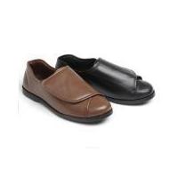 black size 7 made to measure leather shoes pair