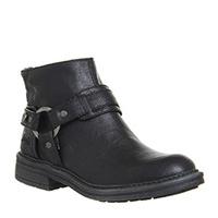 Blowfish Fab Strap Boots BLACK OLD SADDLE