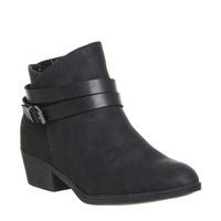 blowfish sanborn ankle boot exclusive black texas