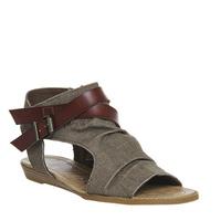 blowfish balla sandal brown rancher canvas