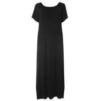 black gypsy jersey maxi dress black