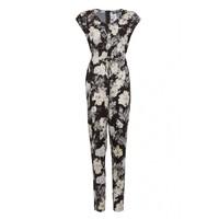 BLURRED FLORAL JUMPSUIT