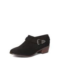 Black Rodeo Low Ankle Boots, Black