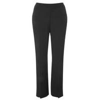 black pear fit straight leg trousers black