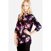 BLOOMSBURY FLORAL SATEEN SHIRT