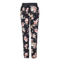 BLURRED FLORAL SOFT TROUSERS