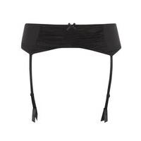 black suspender belt black