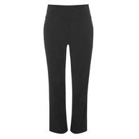 black roll top joggers black