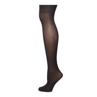 Black Opaque Knee High Socks, Black