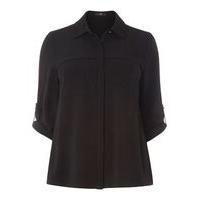 Black Work Wear Shirt, Ivory