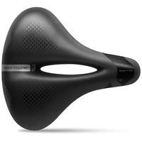 Black Sportourer Zeta Comfort Gel Flow Soft Touch Saddle