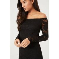 Black Lace Bodycon dress