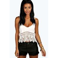 Black High Waist Ripped Denim Hotpants - black