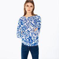 Bloom Print Crewneck Jumper - Nautical Blue