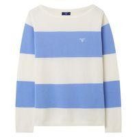 Block Stripe Piqué Jumper - Lavender Blue