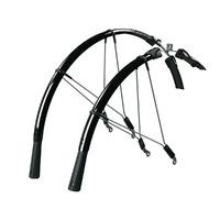 Black Raceblade Long Mudguard Set