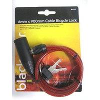 Blackspur 6mm X 900mm Cable Bicycle Lock Bh195