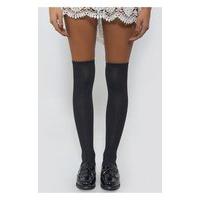 Black Over The Knee Socks