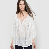 Blouse with 3/4 Length Sleeves