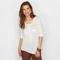 Blouse with Sequin Trim