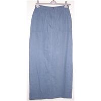 bluestar size 10 blue long skirt