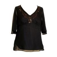 Black blouse Nine & Co - Size: 8 - Black - Blouse