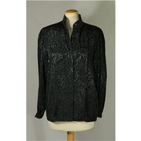 black blouse alexon size 10 black blouse