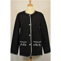 black felted jacket unbranded size 12 black casual jacket coat