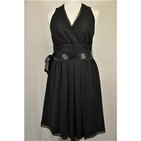 black cocktail dress by dice kayek size 16 black cocktail dress