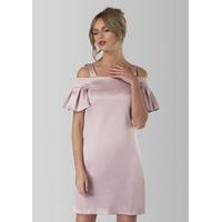 Blush Off the Shoulder Strap Dress