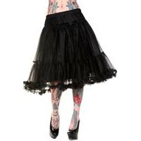 Black Long Petticoat - Size: M