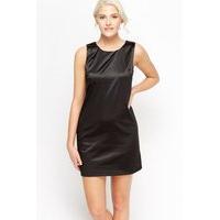 Black Silky Shift Dress