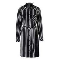 blackivory stripe shirt dress
