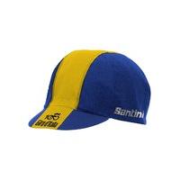 Blue/yellow Santini Giro D\'italia Bartali Race Cap