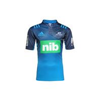 Blues 2017 Home Kids Super Rugby S/S Rugby Shirt