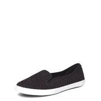 Black Lace Skater Shoes, Black