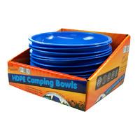 Blue Hard Wearing Camping Bowl