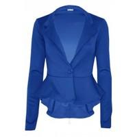 Blair Peplum One Button Blazer