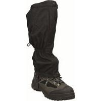 Black Water Resistant Walking Gaiters