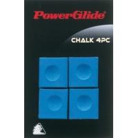 Blue 4 Piece Powerglide Snooker Chalk Set