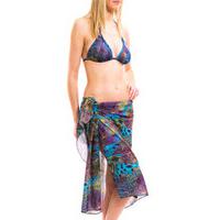 blue amalfi tan through beach sarong