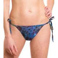 blue amalfi tan through tie side bikini tanga