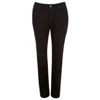 black pear fit straight leg jeans black