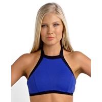 Block Party High Neck Tank - Blue Ray