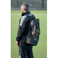 black tubular 3 ball match bag