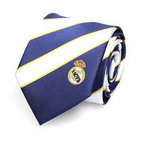 Blue & White Stripe Real Madrid Neck Tie