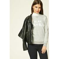 blah graphic sweatshirt