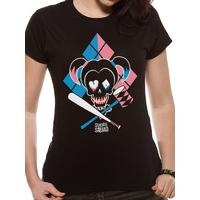 Black Ladies Suicide Squad Cartoon Harley Quinn T-shirt